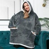 Winter Oversized Wearable Blanket Women Hoodies Sweatshirt TV Blanket With Sleeves Pullover Warm Soft Unisex Hoody Comfortable Sweatshirts For Autumn by Stevvex