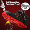 Winter Safety Shoes Waterproof Men's Boots Outdoor Warm Waterproof Non-slip Ankle Snow Boot Thick Plush Rubber Outdoor Snow Boots Winter Trail Camping Durable Cold Weather Shoes by Stevvex