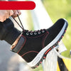 Winter Safety Shoes Waterproof Men's Boots Outdoor Warm Waterproof Non-slip Ankle Snow Boot Thick Plush Rubber Outdoor Snow Boots Winter Trail Camping Durable Cold Weather Shoes by Stevvex