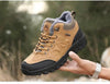 Winter Snow Boots Waterproof Leather Sneakers Super Warm Men's Boots Outdoor Hiking Boots Warm Fur Line Hiking Boot Outdoor Walking Shoes Casual Leather Booties For Men by Stevvex