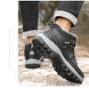 Winter Snow Boots Waterproof Leather Sneakers Super Warm Men's Boots Outdoor Hiking Boots Warm Fur Line Hiking Boot Outdoor Walking Shoes Casual Leather Booties For Men by Stevvex