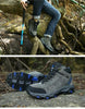 Winter Warm Sports Boots Men's Outdoor Non-Slip Hiking Shoes Men's Women's Sports Boots Hunting Outdoor Walking Lace Up Anti-Slip Ankle Booties Casual Strong Design by Stevvex