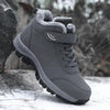 Winter Womens Mens Boots Plush Leather Waterproof Climbing Hunting Shoes Unisex Lace-up Outdoor Warm Hiking Boot Warm Ankle Cushionable Non-Slip Fashion Booties For Outdoor Walking by Stevvex