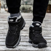 Winter Womens Mens Boots Plush Leather Waterproof Climbing Hunting Shoes Unisex Lace-up Outdoor Warm Hiking Boot Warm Ankle Cushionable Non-Slip Fashion Booties For Outdoor Walking by Stevvex