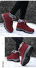 Winter Womens Mens Boots Plush Leather Waterproof Climbing Hunting Shoes Unisex Lace-up Outdoor Warm Hiking Boot Warm Ankle Cushionable Non-Slip Fashion Booties For Outdoor Walking by Stevvex