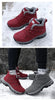 Winter Womens Mens Boots Plush Leather Waterproof Climbing Hunting Shoes Unisex Lace-up Outdoor Warm Hiking Boot Warm Ankle Cushionable Non-Slip Fashion Booties For Outdoor Walking by Stevvex