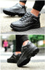 Winter Womens Mens Boots Shoes Plush Warm Sneakers Outdoor Waterproof Ankle Snow Boots Casual Leather Hiking Boots Outdoor Trekking Boot Mid Hiker Boot For Mens by Stevvex