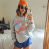 Lobster Maine Seafood Club Crewneck Sweatshirt by Hey Jude Graphic Tees