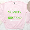 Witch of a Wife and Monster of a Husband Couples Sweatshirts by Adorb Custom Tees