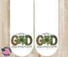 With God – White by Carolina Country Bling