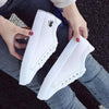 Woman Fashion New PU Leather Shoes Breathable Cute Heart Flats Casual White Sneakers Platform Tenis Comfortable Shoes Leather Womens Sneakers by Stevvex