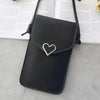 Women Bag Shoulder Transparent Bag Card Holders Girl Handbag Ladies PU Leather Clutch Phone Wallets Purse by Stevvex