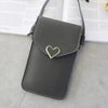 Women Bag Shoulder Transparent Bag Card Holders Girl Handbag Ladies PU Leather Clutch Phone Wallets Purse by Stevvex