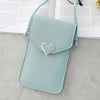 Women Bag Shoulder Transparent Bag Card Holders Girl Handbag Ladies PU Leather Clutch Phone Wallets Purse by Stevvex