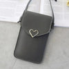 Women Bag Shoulder Transparent Bag Card Holders Girl Handbag Ladies PU Leather Clutch Phone Wallets Purse by Stevvex