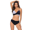 Women Bikini Set Push Up Female Swimsuit Swimwear Swim Two Piece Brazilian Bathing Suit Large Plus Size Women's Twist Front High Waist Bikini Swimsuit Drawstring Tie Side Bottom Two Piece Bathing Suit by Stevvex