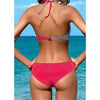 Women Bikini Set Push Up Female Swimsuit Swimwear Swim Two Piece Brazilian Bathing Suit Large Plus Size Women's Twist Front High Waist Bikini Swimsuit Drawstring Tie Side Bottom Two Piece Bathing Suit by Stevvex