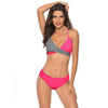 Women Bikini Set Push Up Female Swimsuit Swimwear Swim Two Piece Brazilian Bathing Suit Large Plus Size Women's Twist Front High Waist Bikini Swimsuit Drawstring Tie Side Bottom Two Piece Bathing Suit by Stevvex