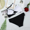 Women Bikini Set Push Up Female Swimsuit Swimwear Swim Two Piece Brazilian Bathing Suit Large Plus Size Women's Twist Front High Waist Bikini Swimsuit Drawstring Tie Side Bottom Two Piece Bathing Suit by Stevvex