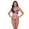 Women Bikini Set Push Up Female Swimsuit Swimwear Swim Two Piece Brazilian Bathing Suit Large Plus Size Women's Twist Front High Waist Bikini Swimsuit Drawstring Tie Side Bottom Two Piece Bathing Suit by Stevvex