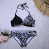 Women Bikini Set Push Up Female Swimsuit Swimwear Swim Two Piece Brazilian Bathing Suit Large Plus Size Women's Twist Front High Waist Bikini Swimsuit Drawstring Tie Side Bottom Two Piece Bathing Suit by Stevvex