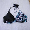 Women Bikini Set Push Up Female Swimsuit Swimwear Swim Two Piece Brazilian Bathing Suit Large Plus Size Women's Twist Front High Waist Bikini Swimsuit Drawstring Tie Side Bottom Two Piece Bathing Suit by Stevvex
