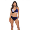 Women Bikini Set Push Up Female Swimsuit Swimwear Swim Two Piece Brazilian Bathing Suit Large Plus Size Women's Twist Front High Waist Bikini Swimsuit Drawstring Tie Side Bottom Two Piece Bathing Suit by Stevvex