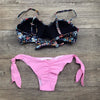 Women Bikini Swimsuit Bandage Floral Print Swimwear Split Bathing Suit Swimsuit Women Two 2 Piece Split Swimsuit Bandage Bikini Sets Halter Tops Bottoms Strapless Swimwear by Stevvex