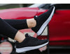 Women Casual Fashion Breathable Walking Mesh Flat Shoes White Sneakers Summer New Fashion Women's Vulcanized Running Sneakers Walking Tennis Shoes by Stevvex