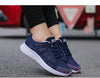 Women Casual Fashion Breathable Walking Mesh Flat Shoes White Sneakers Summer New Fashion Women's Vulcanized Running Sneakers Walking Tennis Shoes by Stevvex