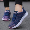 Women Casual Fashion Breathable Walking Mesh Flat Shoes White Sneakers Summer New Fashion Women's Vulcanized Running Sneakers Walking Tennis Shoes by Stevvex