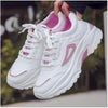Women Casual Shoes Colorful Sneakers Flat Thick Sole Lightweight Air Cushion Gym Fashion Shoes Breathable Sport Air Fitness Walking Running Athletic Sneakers by Stevvex