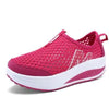 Women Casual Sneakers Sport Fashion Height Increasing Woman Breathable Air Mesh Sneakers Platform Tennis Walking Sneakers Comfortable Lightweight Casual Fitness Shoes by Stevvex