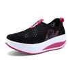 Women Casual Sneakers Sport Fashion Height Increasing Woman Breathable Air Mesh Sneakers Platform Tennis Walking Sneakers Comfortable Lightweight Casual Fitness Shoes by Stevvex