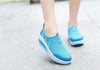 Women Casual Sneakers Sport Fashion Height Increasing Woman Breathable Air Mesh Sneakers Platform Tennis Walking Sneakers Comfortable Lightweight Casual Fitness Shoes by Stevvex