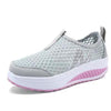 Women Casual Sneakers Sport Fashion Height Increasing Woman Breathable Air Mesh Sneakers Platform Tennis Walking Sneakers Comfortable Lightweight Casual Fitness Shoes by Stevvex