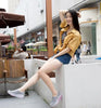 Women Casual Sneakers Sport Fashion Height Increasing Woman Breathable Air Mesh Sneakers Platform Tennis Walking Sneakers Comfortable Lightweight Casual Fitness Shoes by Stevvex