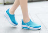 Women Casual Sneakers Sport Fashion Height Increasing Woman Breathable Air Mesh Sneakers Platform Tennis Walking Sneakers Comfortable Lightweight Casual Fitness Shoes by Stevvex