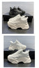 Women Chunky Sneakers Casual Vulcanized Woman High Platform Sneakers Lace Up White Sneakers White Shoes Autumn Winter Fashion Platform High Quality Sneakers by Stevvex
