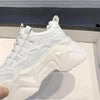 Women Chunky Sneakers Casual Vulcanized Woman High Platform Sneakers Lace Up White Sneakers White Shoes Autumn Winter Fashion Platform High Quality Sneakers by Stevvex