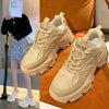 Women Chunky Sneakers Casual Vulcanized Woman High Platform Sneakers Lace Up White Sneakers White Shoes Autumn Winter Fashion Platform High Quality Sneakers by Stevvex