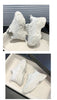 Women Chunky Sneakers Casual Vulcanized Woman High Platform Sneakers Lace Up White Sneakers White Shoes Autumn Winter Fashion Platform High Quality Sneakers by Stevvex