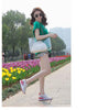 Women Comfortable Casual Shoes Summer Slip On Mixed Colors Increasing Height Sneakers Fashion High Top Hidden Heel Shoes Casual Platform Ankle Boots by Stevvex