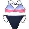 Women Cute Large Swimsuits Push Up Bikini Women Triangle Push Up Bikini Set Molded Bra Swimsuit Women's Plus Size Swimwear Beach Wear Bikinis Female Bathing Suit Swimming Suits by Stevvex