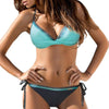 Women Cute Large Swimsuits Push Up Bikini Women Triangle Push Up Bikini Set Molded Bra Swimsuit Women's Plus Size Swimwear Beach Wear Bikinis Female Bathing Suit Swimming Suits by Stevvex