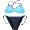 Women Cute Large Swimsuits Push Up Bikini Women Triangle Push Up Bikini Set Molded Bra Swimsuit Women's Plus Size Swimwear Beach Wear Bikinis Female Bathing Suit Swimming Suits by Stevvex
