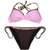 Women Cute Large Swimsuits Push Up Bikini Women Triangle Push Up Bikini Set Molded Bra Swimsuit Women's Plus Size Swimwear Beach Wear Bikinis Female Bathing Suit Swimming Suits by Stevvex