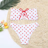 Women Dot Bikini Women Two Piece Swimsuit Women's Bikini Set Swimsuit Micro Strapless 2 Piece Bathing Suit Tie Side Bikini Bottoms Push Up Swimwear Bathing Suit Beach Wear Swimming Suit by Stevvex
