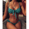 Women Dot Bikini Women Two Piece Swimsuit Women's Bikini Set Swimsuit Micro Strapless 2 Piece Bathing Suit Tie Side Bikini Bottoms Push Up Swimwear Bathing Suit Beach Wear Swimming Suit by Stevvex