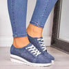 Women Fashion Breathable Platform Shoes Lightweight Non Slip Tennis High Fashion Comfy Fashion Breathable Girls Comfort Casual Lace Up Woman Walking Shoes by Stevvex